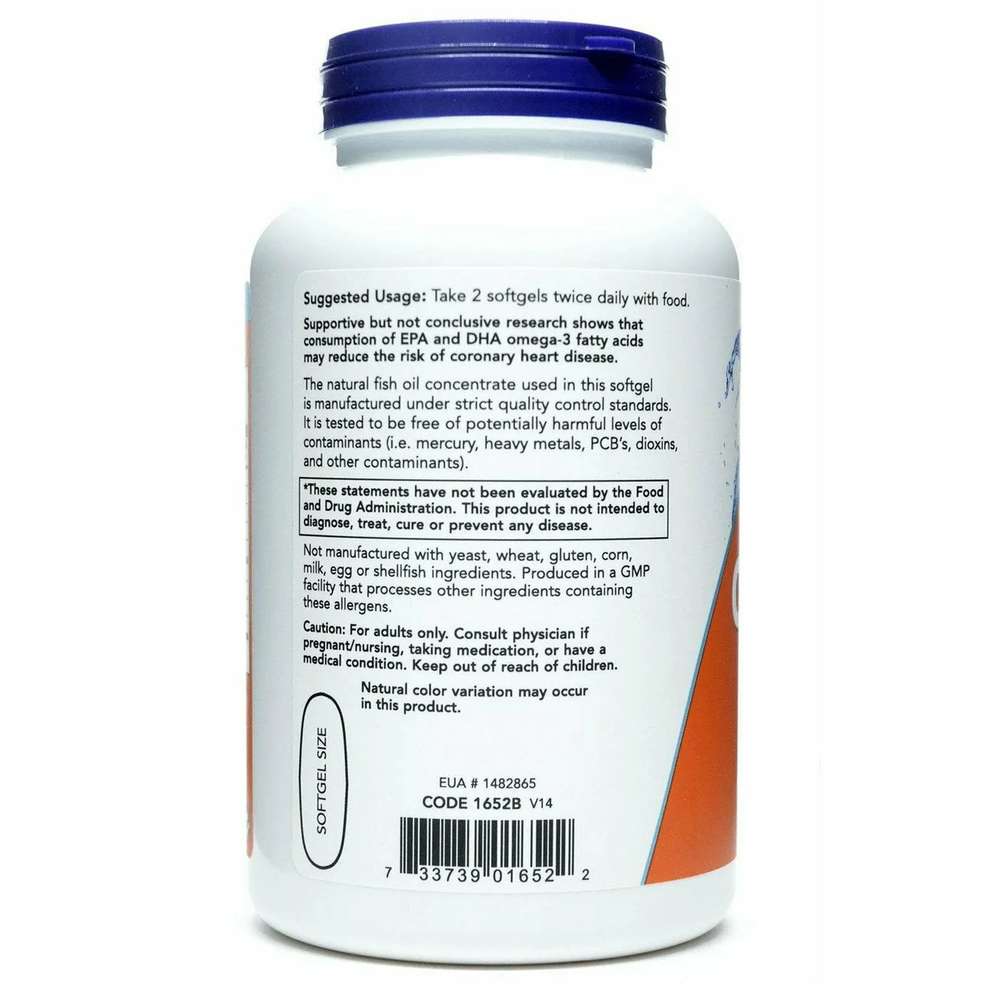 Omega-3 200 softgels by NOW