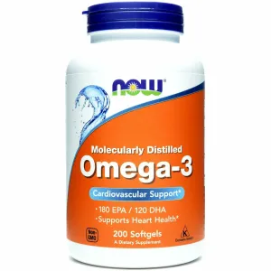 Omega-3 200 softgels by NOW