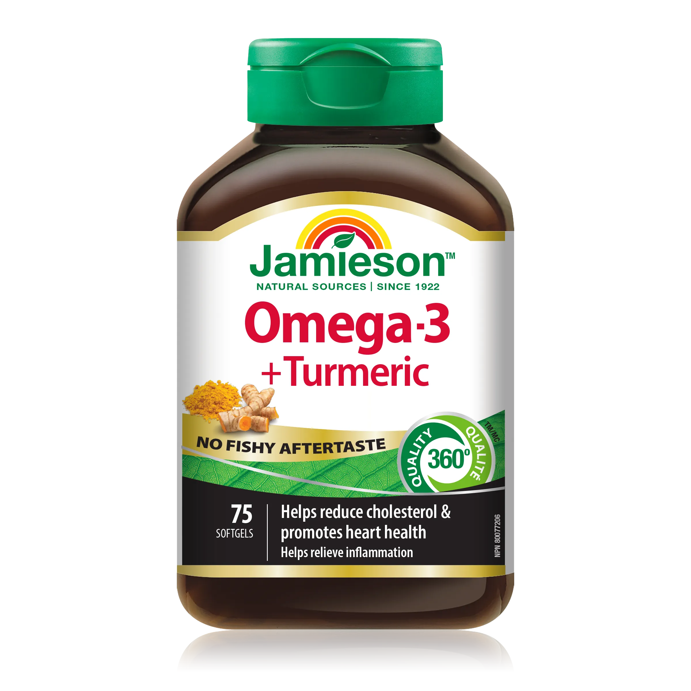 Omega-3 & Turmeric | No Fishy Aftertaste