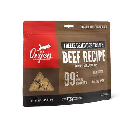 ORIJEN Beef Recipe Freeze Dried Dog Treats