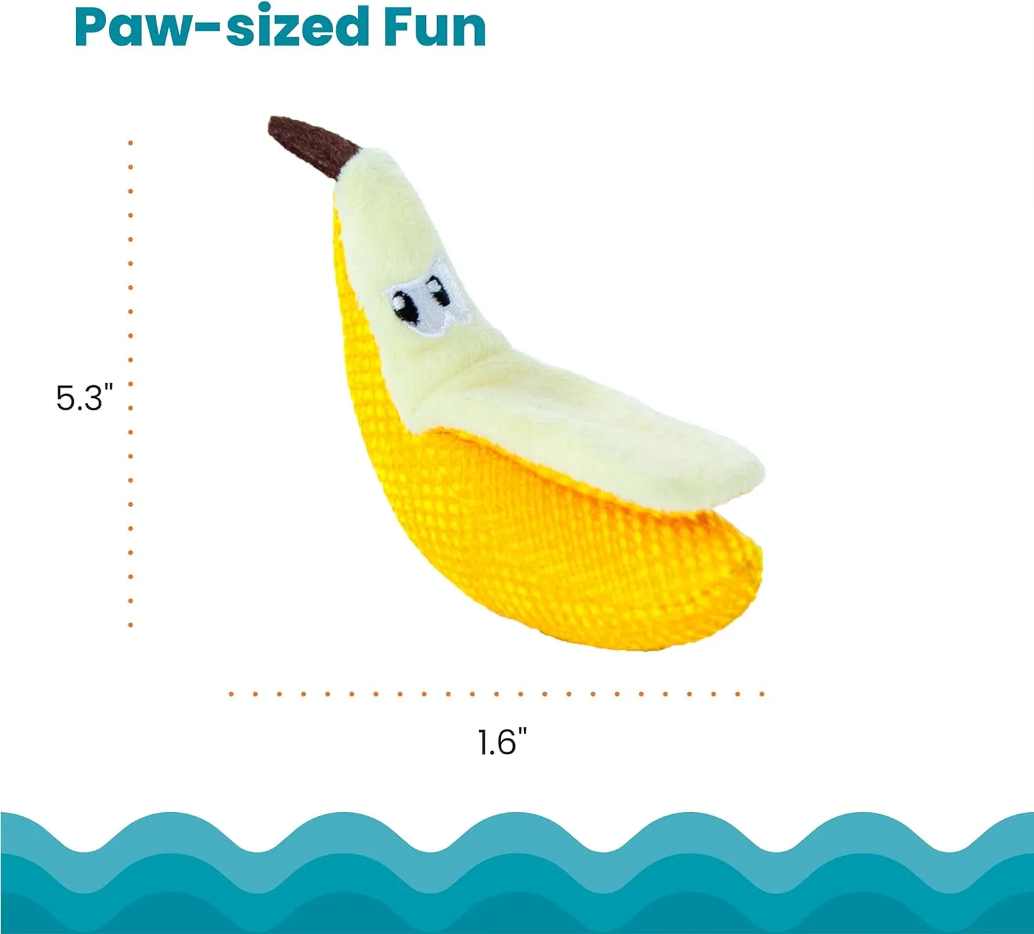 Petstages Dental Banana Cat Toy