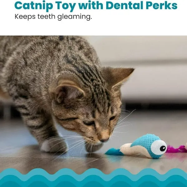 Petstages Dental Shrimpies Cat Toy