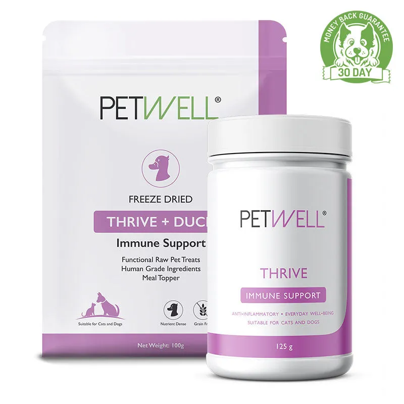 PetWell THRIVE - Immune Support Supplement   Treat Pack