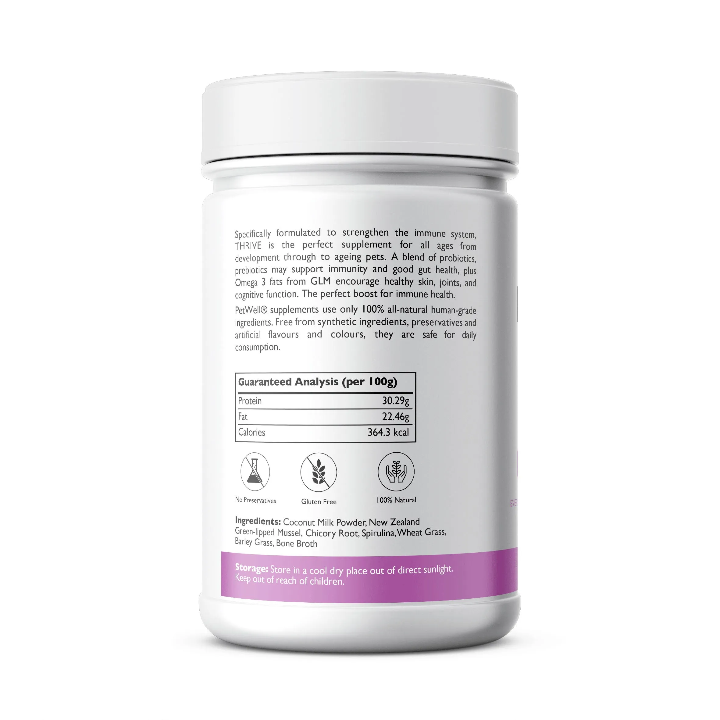 PetWell THRIVE - Immune Support Supplement   Treat Pack