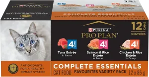 PRO PLAN Complete Essentials Favourites Variety Pack (12x85g)