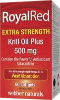 RoyalRed Extra Strength Omega-3 Krill Oil Plus, 500 mg, 60 softgels