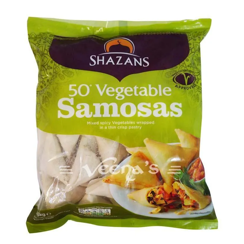 Shazans 50 Vegetable Samosa 1.65kg