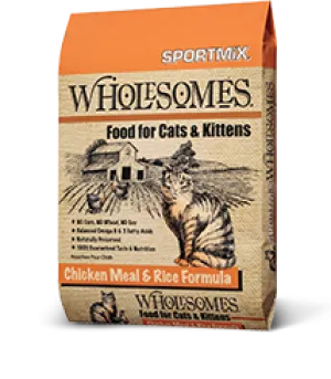 SPORTMiX® Wholesomes™ Chicken Meal & Rice Formula Cat Food