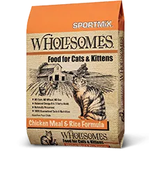 SPORTMiX® Wholesomes™ Chicken Meal & Rice Formula Cat Food