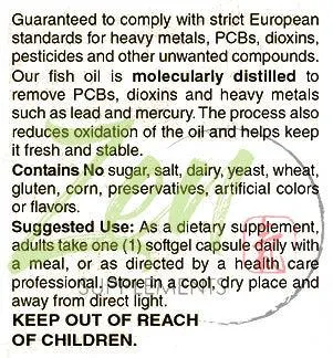 Super Omega-3 - With EPA & DHA - Enteric Coated - 120 Softgel