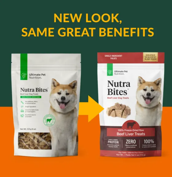 Ultimate Pet Nutrition Nutra Bites™ Beef Liver Dog Treats