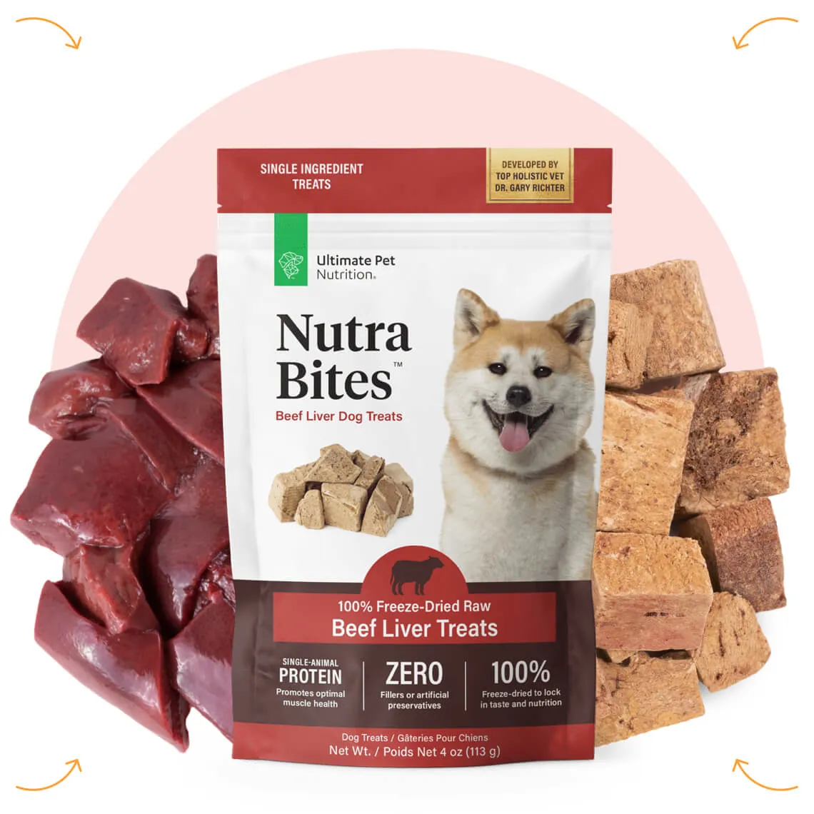 Ultimate Pet Nutrition Nutra Bites™ Beef Liver Dog Treats