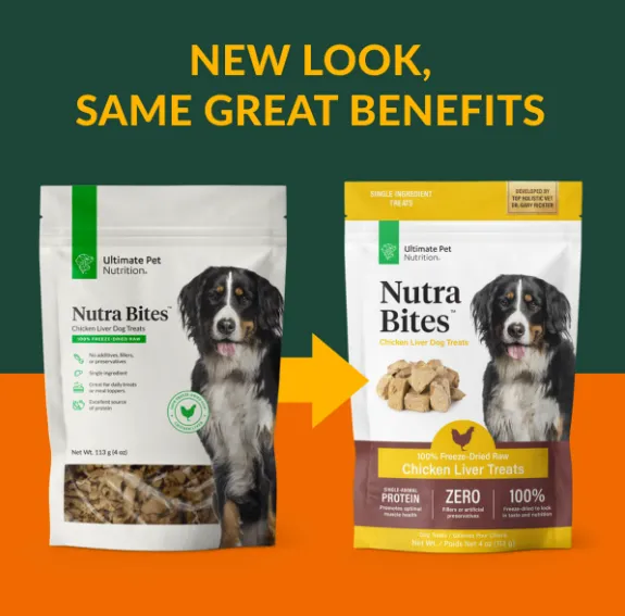 Ultimate Pet Nutrition Nutra Bites™ Chicken Liver Dog Treats (4 oz)