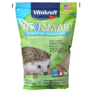 Vitakraft VitaSmart Hedgehog Food - High Protein Insect Formula - 1.5 lbs