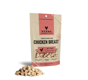 Vital Essentials Cat Freeze Dried Chicken Breast Treat 2.1oz