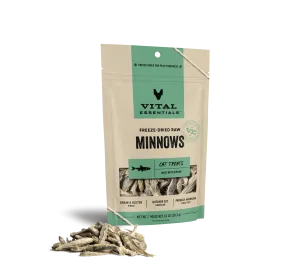 Vital Essentials Cat Freeze Dried Minnows Treat 1oz