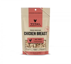 Vital Essentials Freeze Dried Chicken Breast Dog Treats