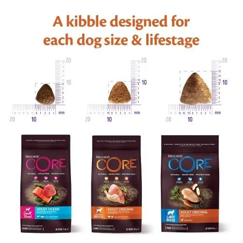 Wellness CORE Original Turkey and Chicken Grain Free Adult Dry Dog Food 1.8kg