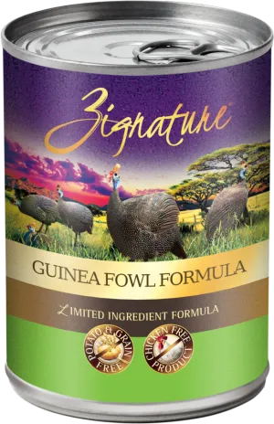 Zignature Limited Ingredient Diet Grain Free Guinea Fowl Recipe Canned Dog Food